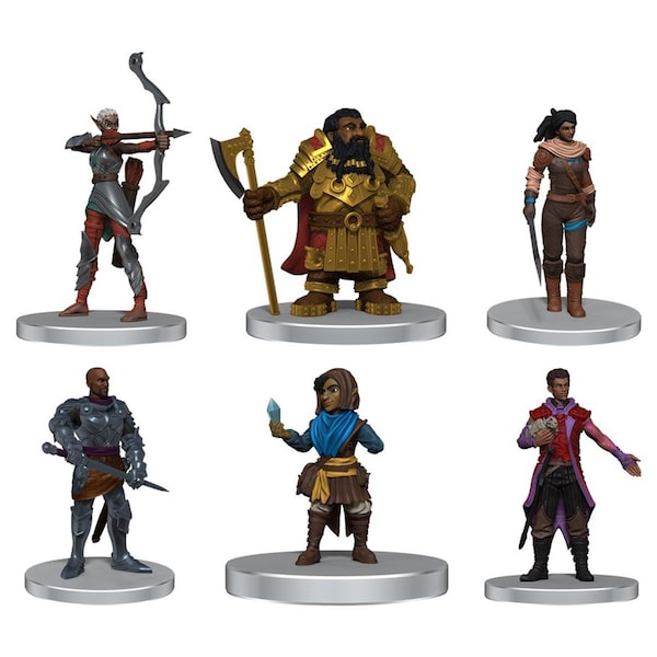 Wizkids Dungeons & Dragons Icons of the Realm Voices Band of Heroes Miniatures WZK96221 - main